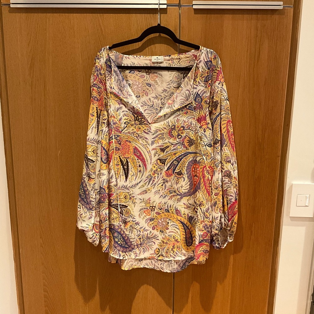 Etro Multicolor Paisley Blouse